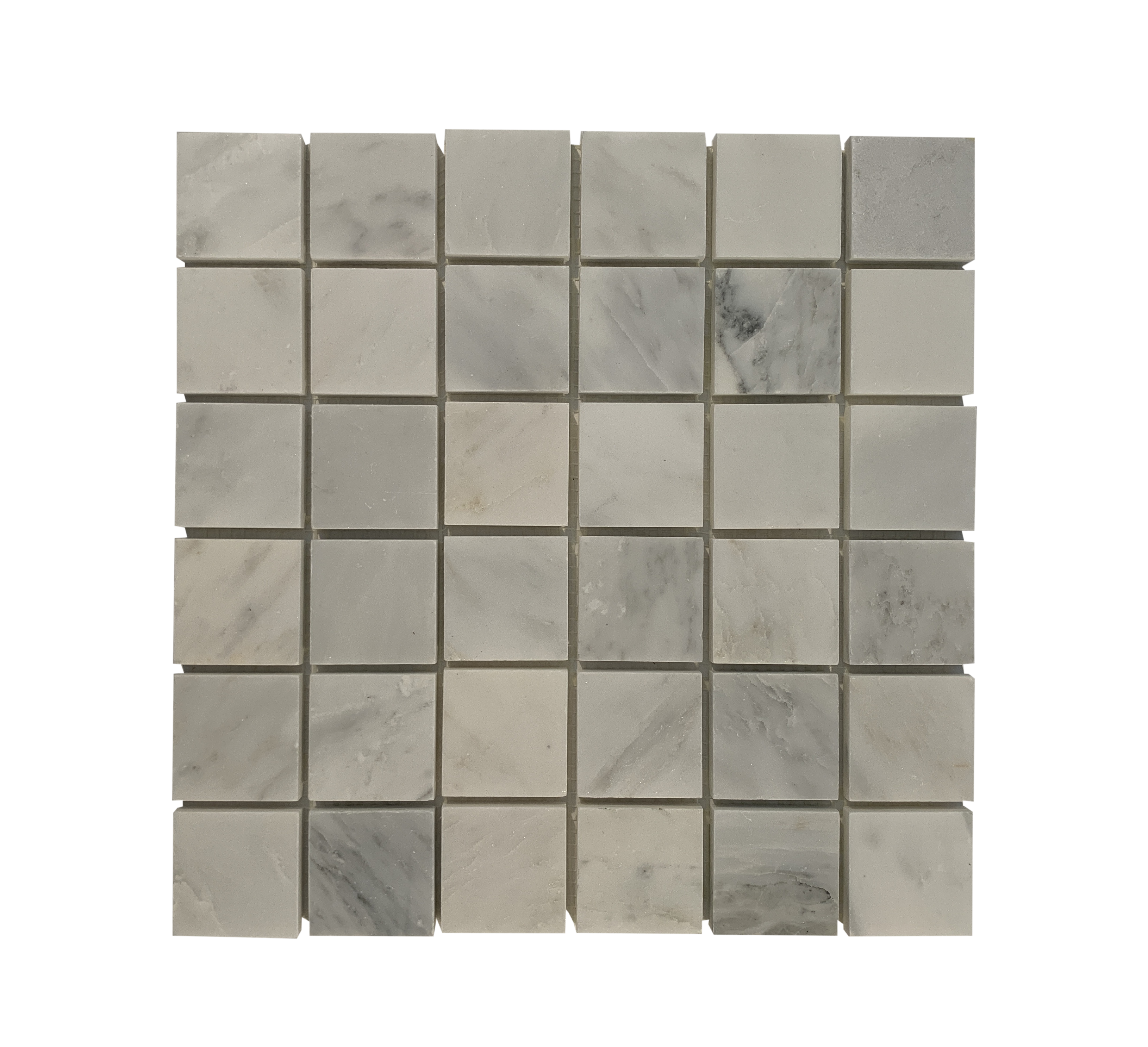 ARABESCATO MARBLE MOSAIC HONED SQUARE  2